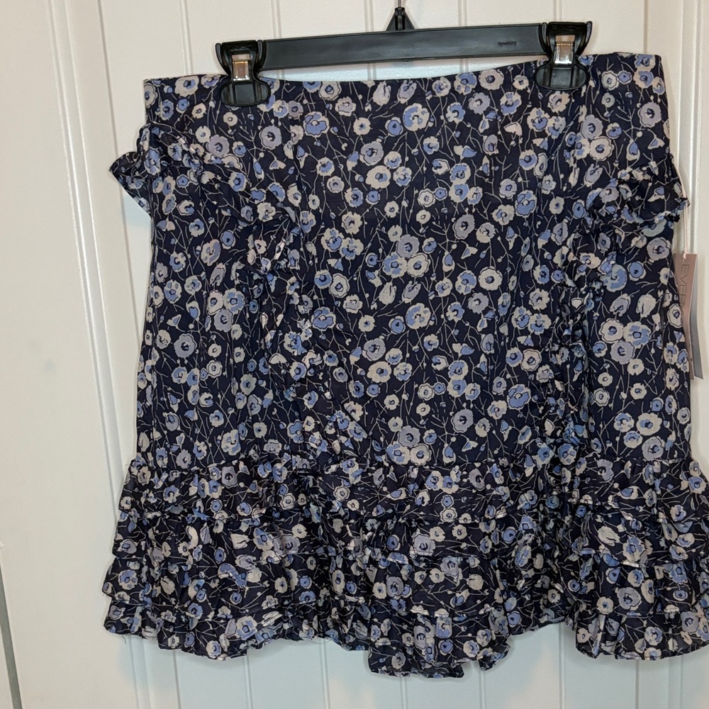 Floral Blue Skirt